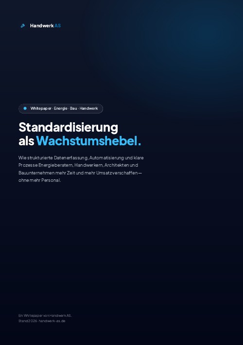 Titelbild Whitepaper: Standardisierung als Wachstumshebel